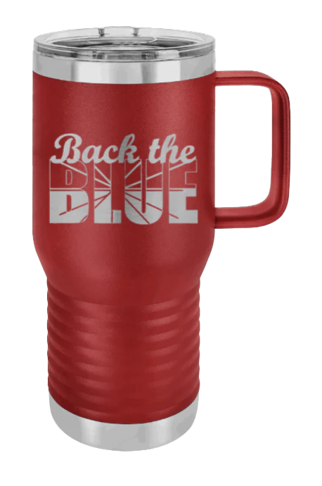 Back The Blue - 20oz Mug Laser Engraved - Image 7