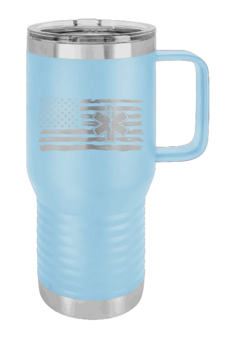 EMS Flag - 20oz Mug Laser Engraved - Image 5