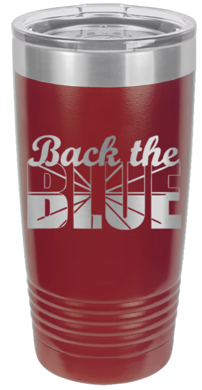 Back The Blue - 20oz Tumbler - Image 8