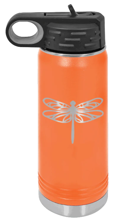 Dragonfly - 20oz Water Bottle Laser Engraved - Image 11