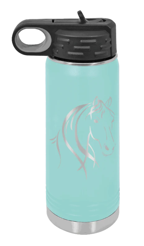 Horse - 20oz Water Bottle Laser Engraved - Image 15
