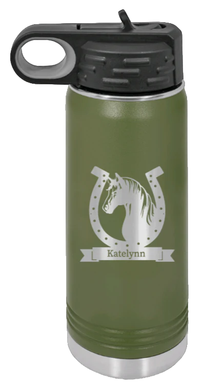 Horse Banner - 20oz Mug Laser Engraved - Image 10
