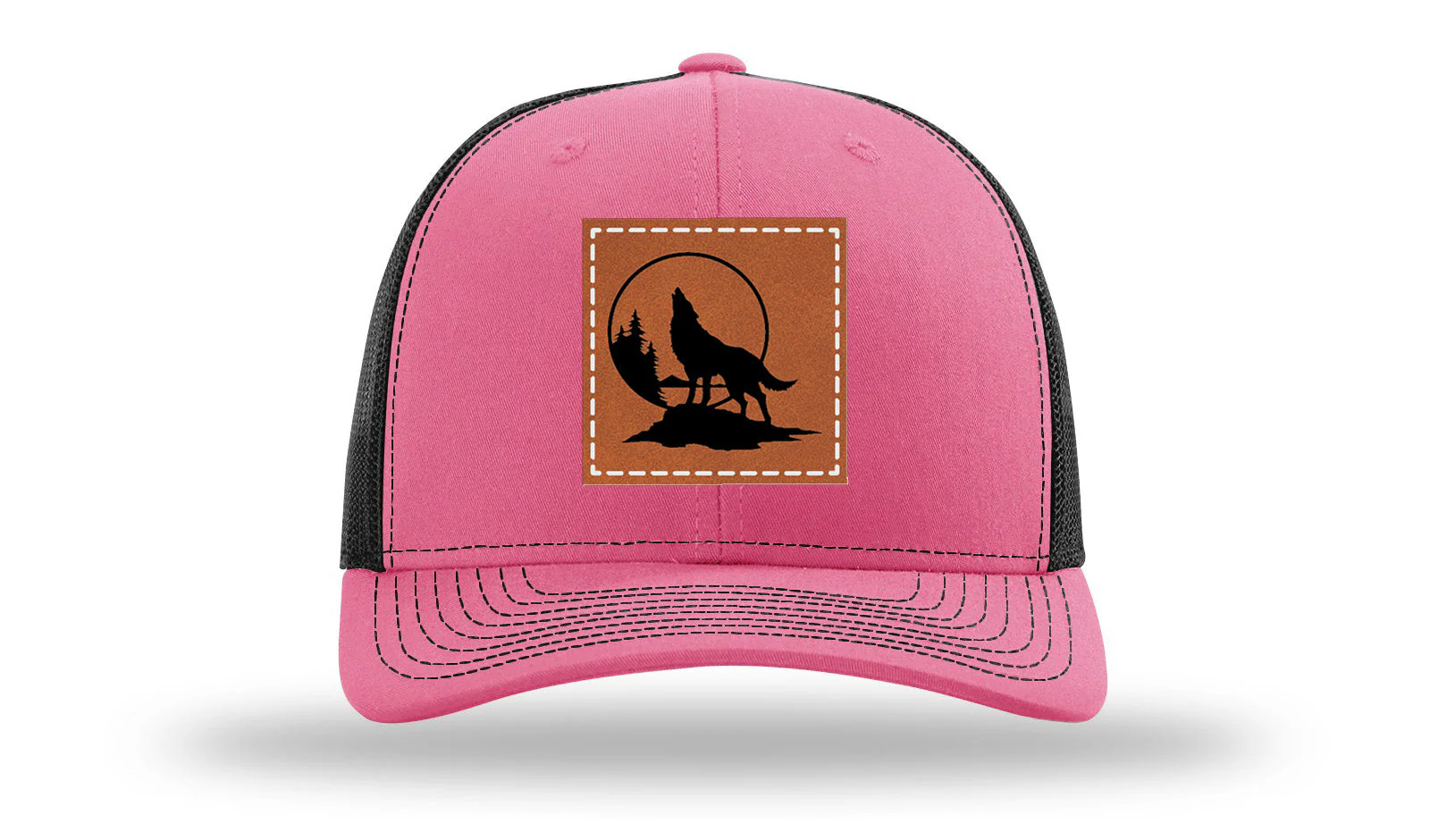 Wolf Leather Patch Richardson 112 Hat - Image 22