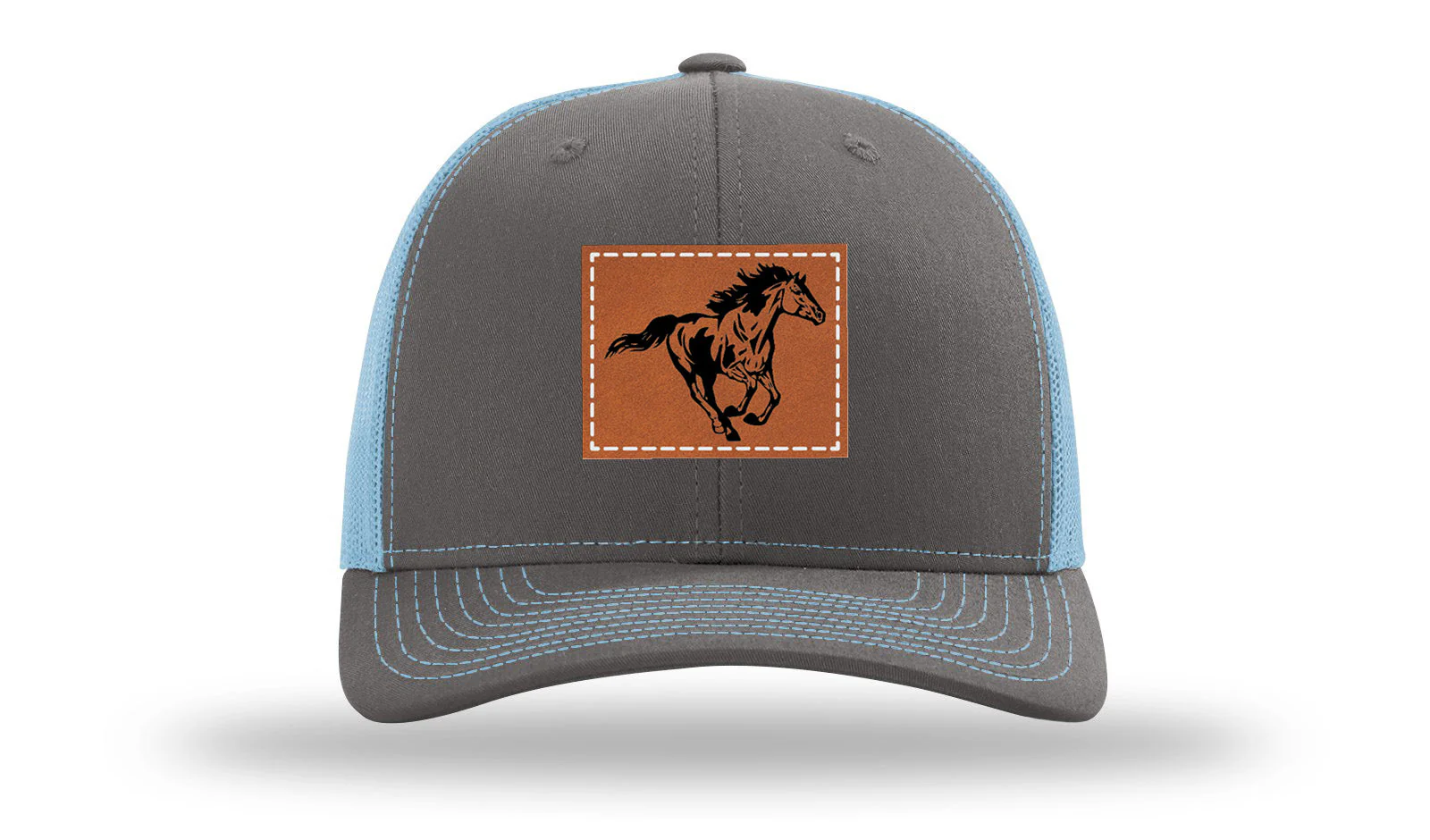 Horse 3 Leather Patch Richardson 112 Hat - Image 12