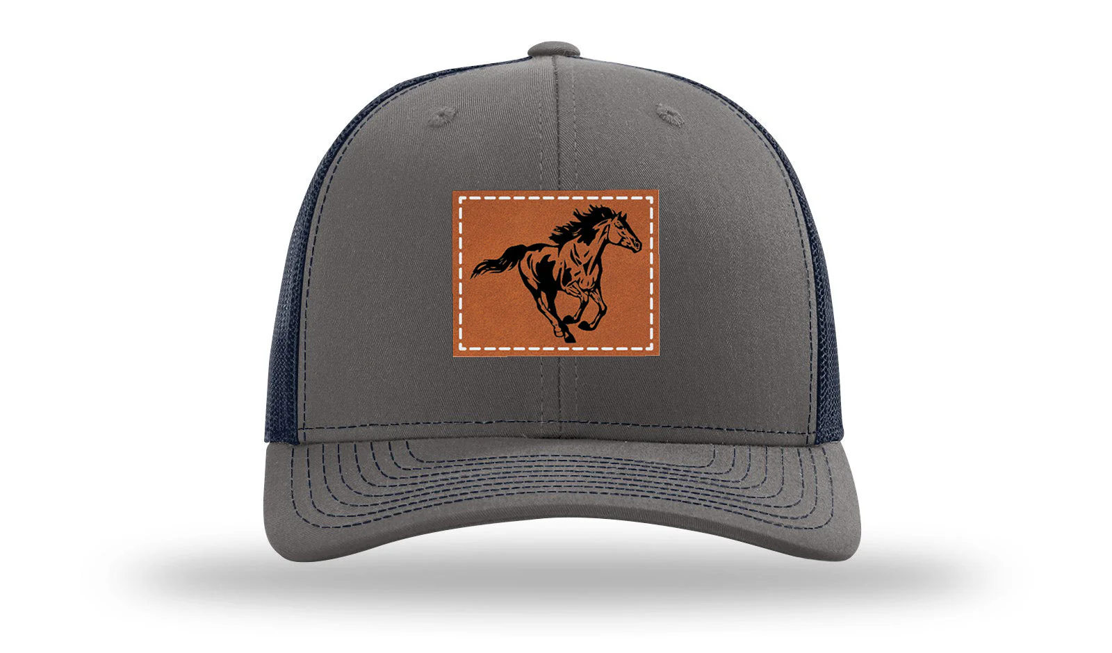 Horse 3 Leather Patch Richardson 112 Hat - Image 13