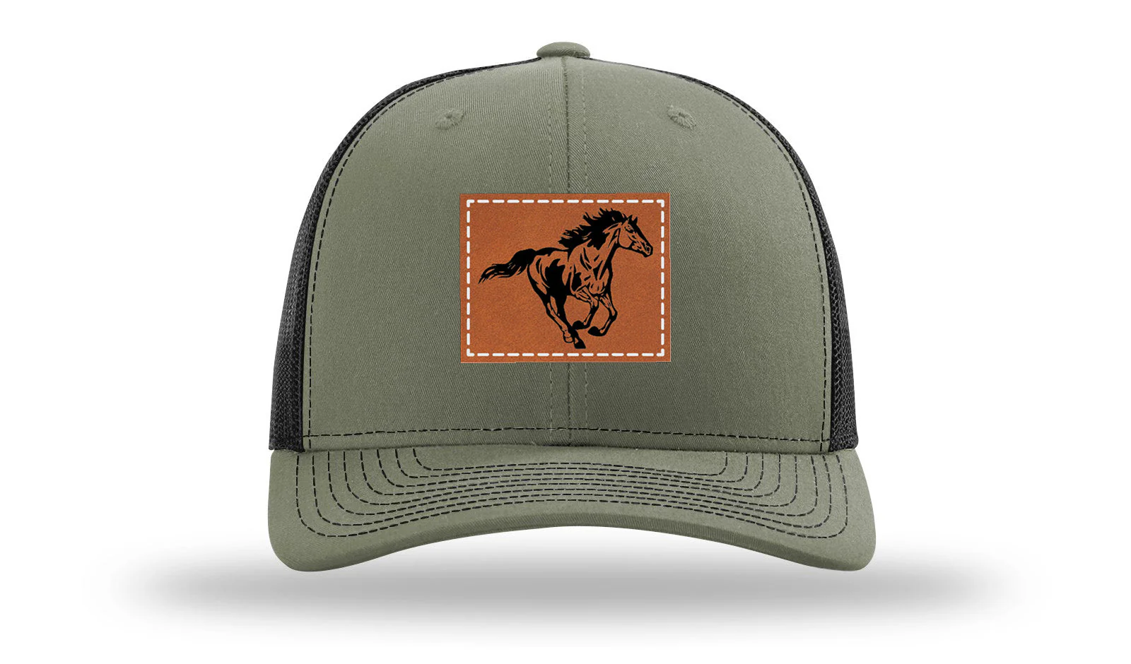 Horse 3 Leather Patch Richardson 112 Hat - Image 25