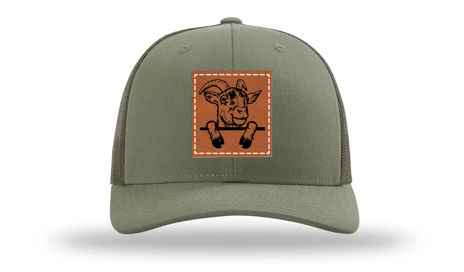 Goat Leather Patch Richardson 112 Hat - Image 3
