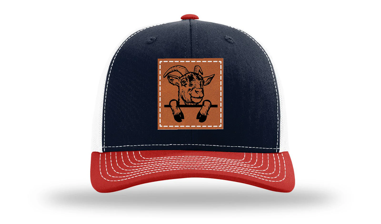 Goat Leather Patch Richardson 112 Hat - Image 40