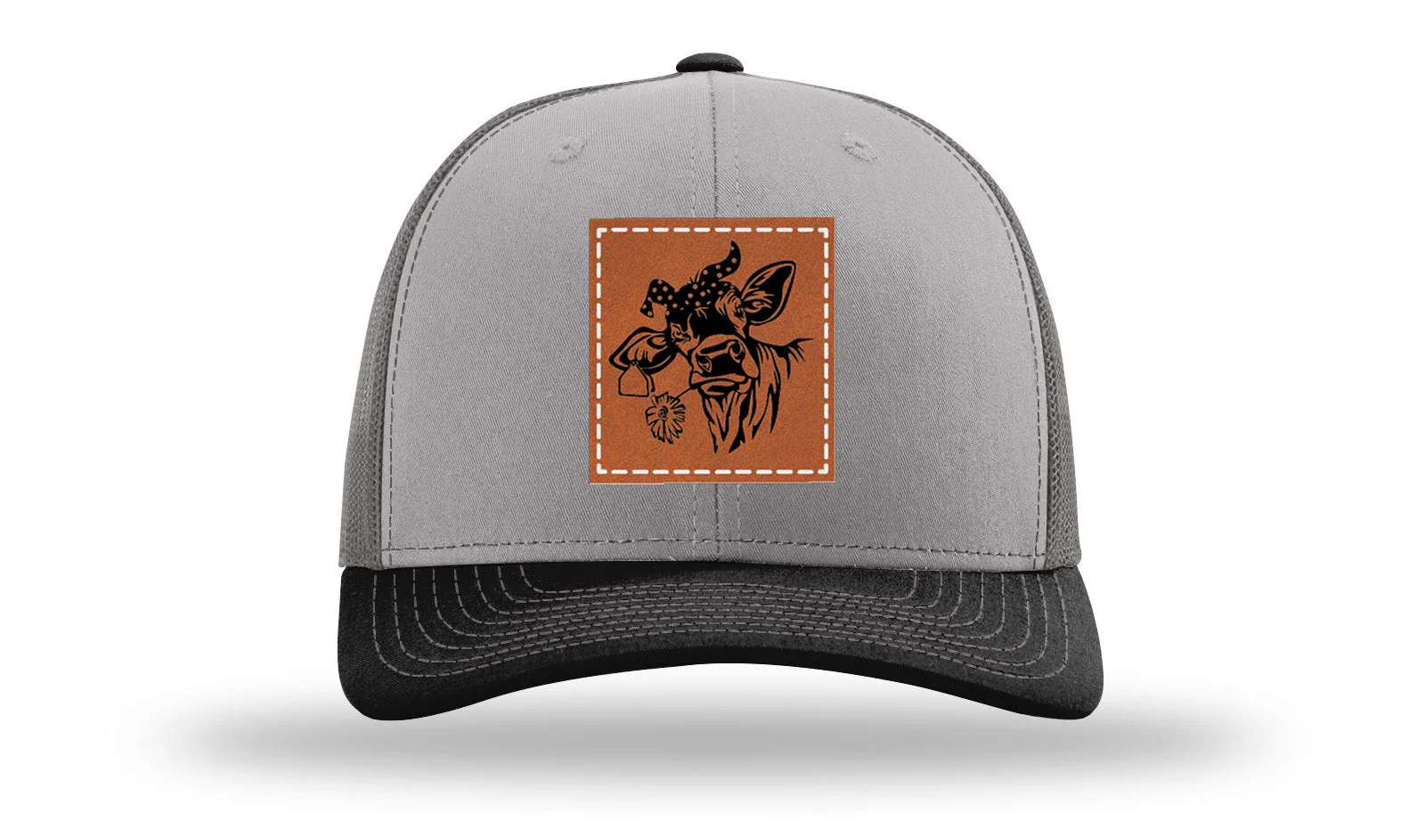 Sassy Cow with Bandana Leather Patch Richardson 112 Hat - Image 36