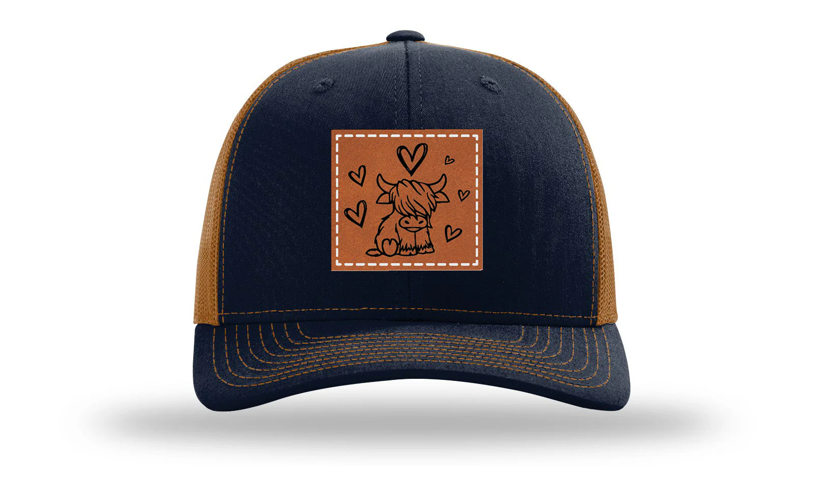 Highlander Cow Leather Patch Richardson 112 Hat - Image 26