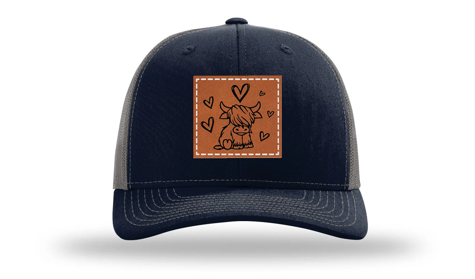 Highlander Cow Leather Patch Richardson 112 Hat - Image 27