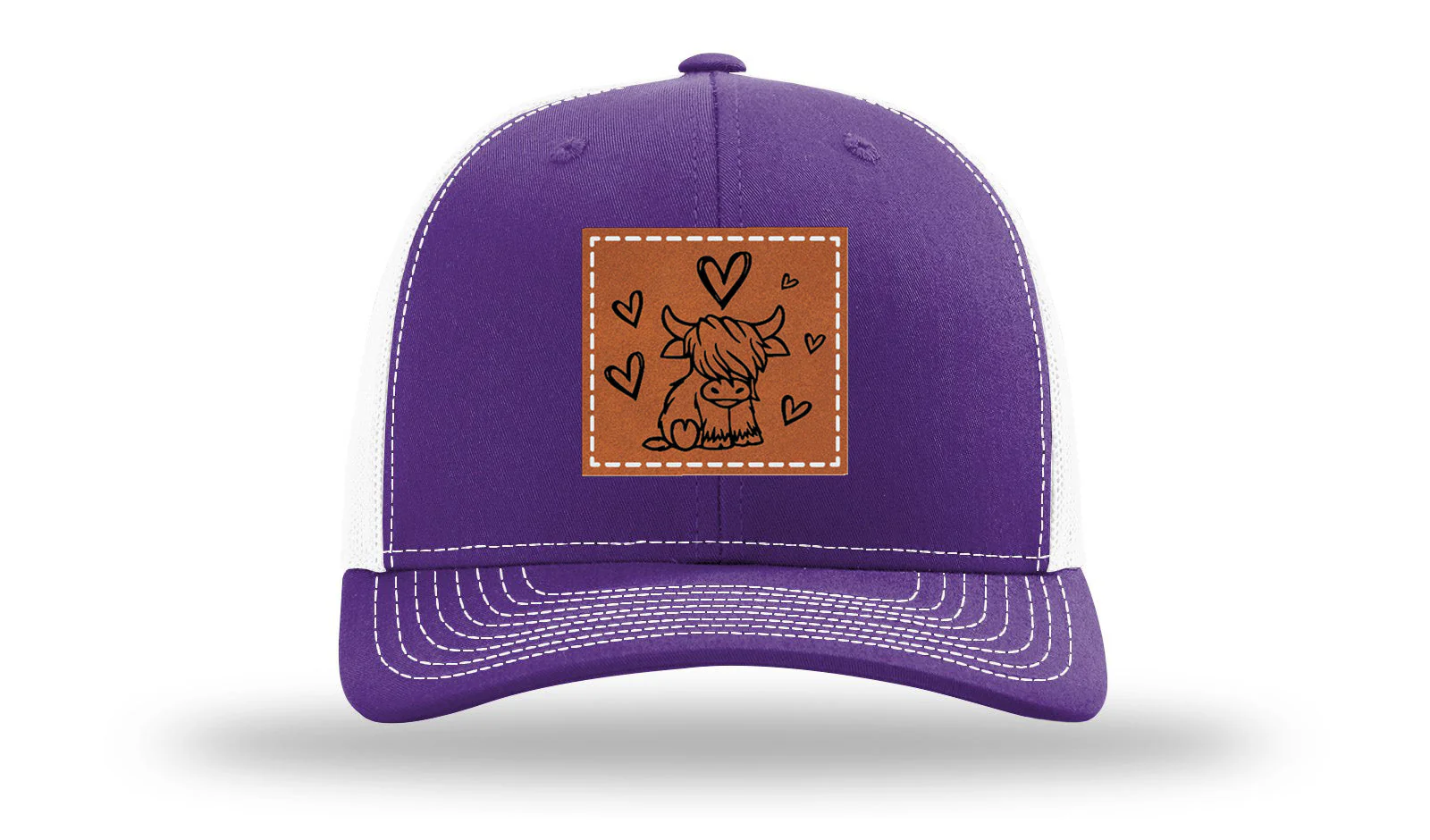 Highlander Cow Leather Patch Richardson 112 Hat - Image 30