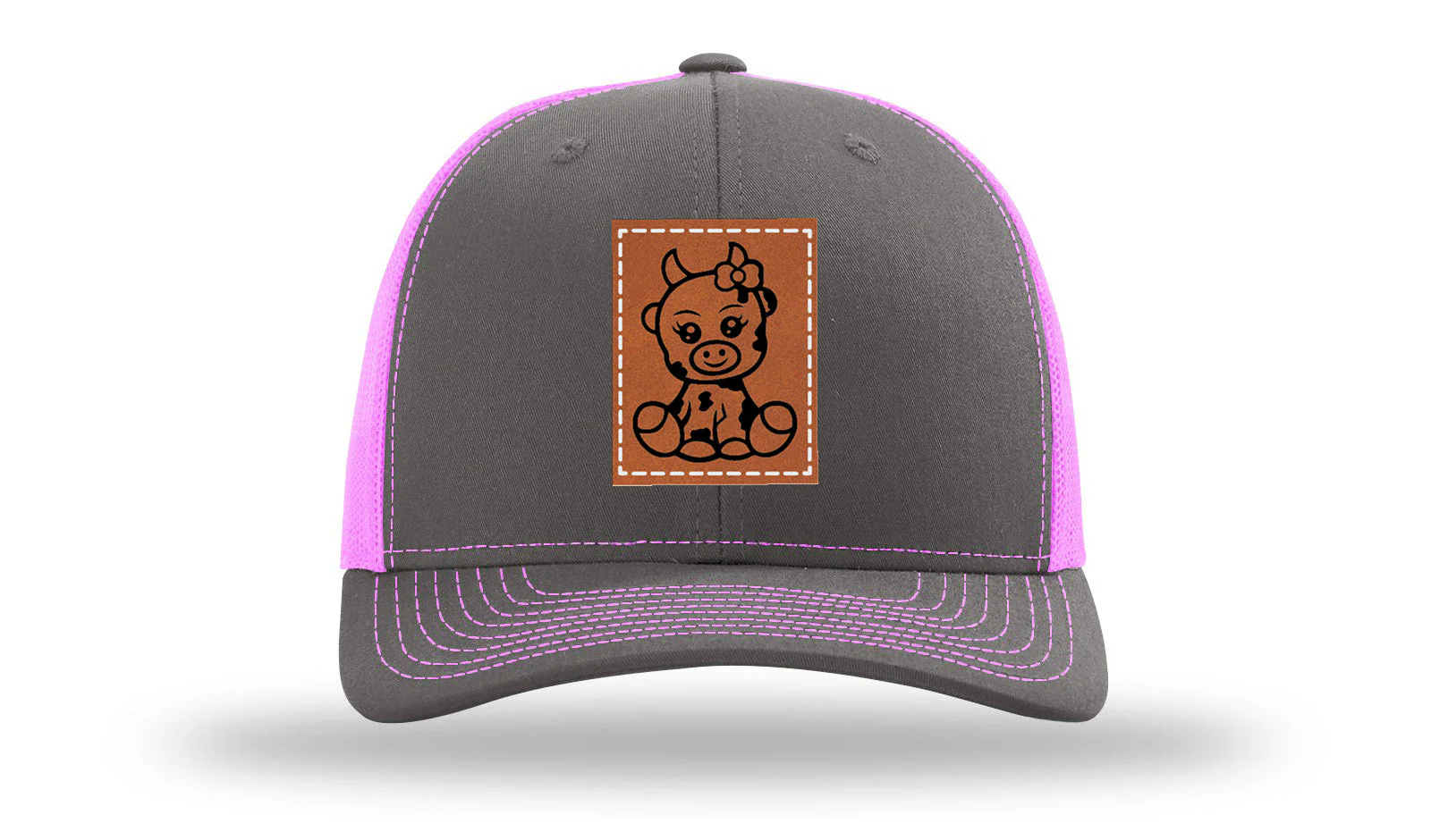 Baby Cow Leather Patch Richardson 112 Hat - Image 15