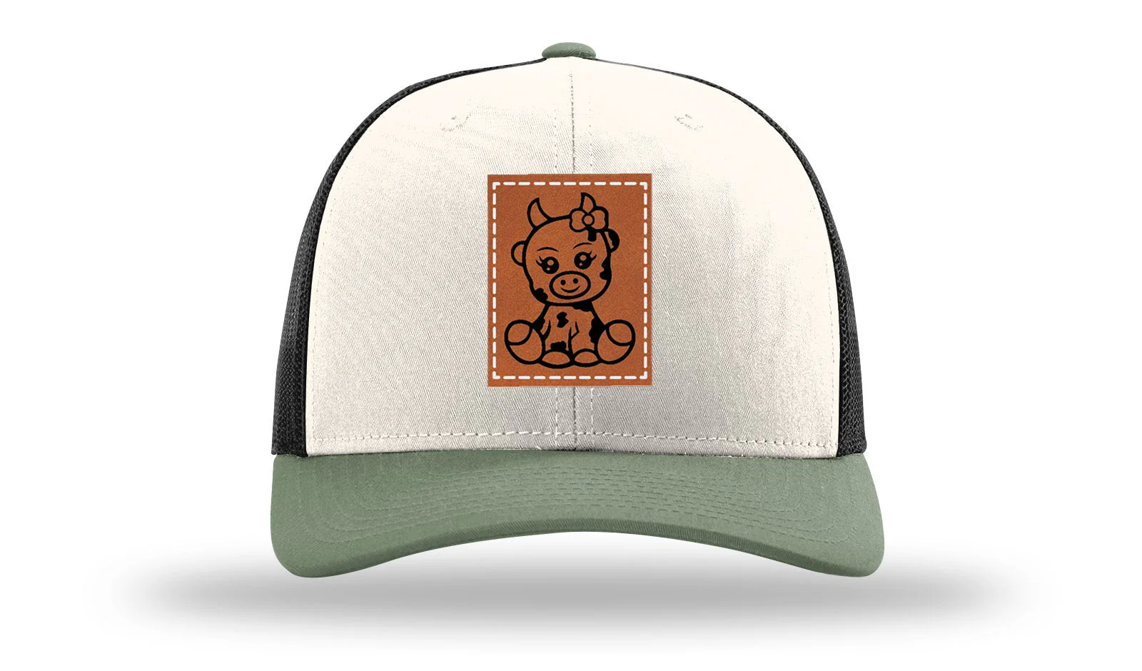 Baby Cow Leather Patch Richardson 112 Hat - Image 35