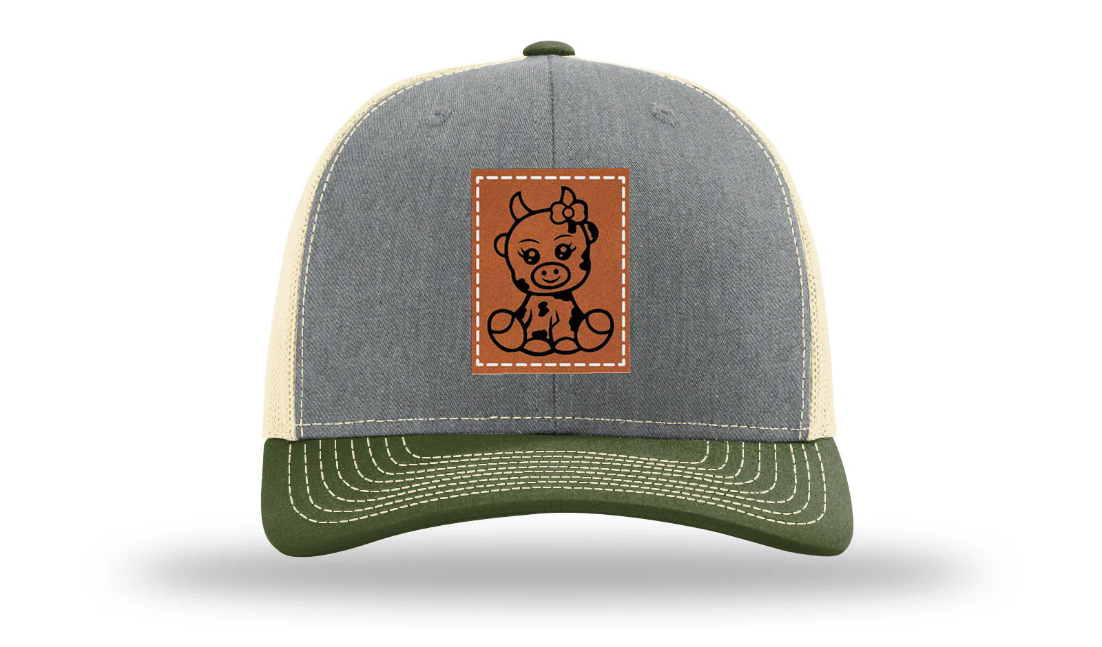 Baby Cow Leather Patch Richardson 112 Hat - Image 38