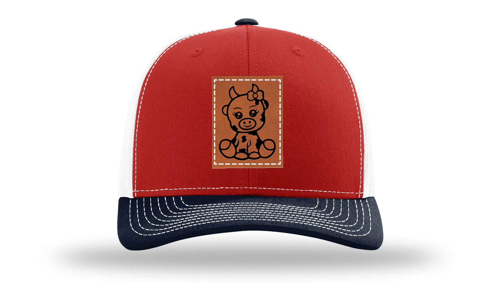 Baby Cow Leather Patch Richardson 112 Hat - Image 41