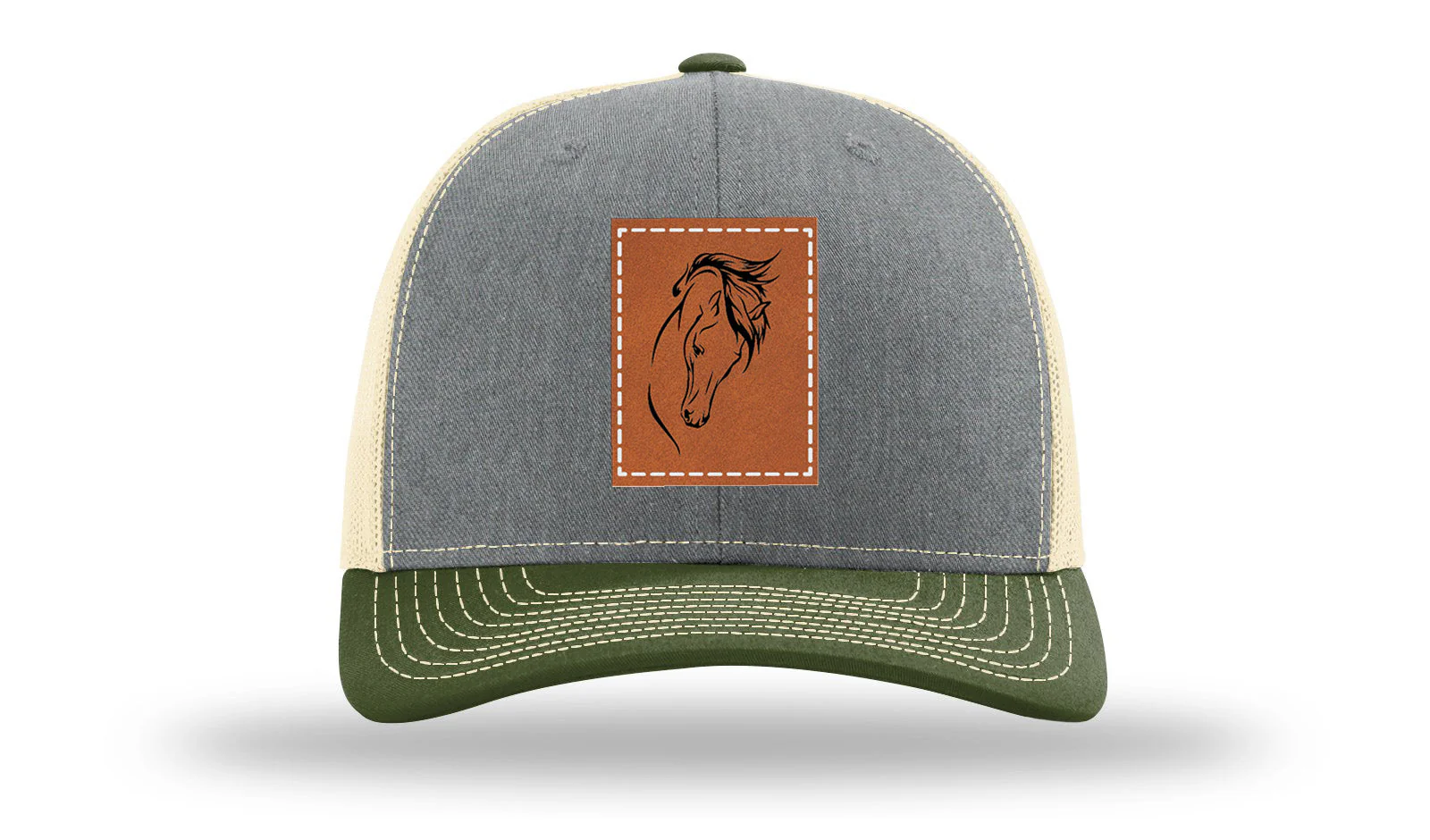 Horse 2 Leather Patch Richardson 112 Hat - Image 38