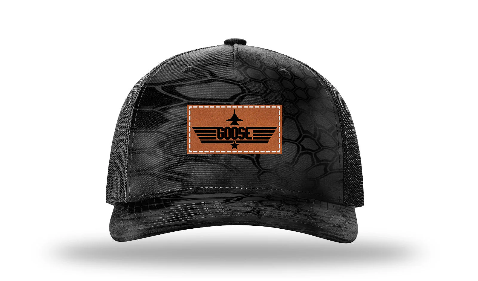 Goose Leather Patch Richardson 112PFP Hat - Image 10