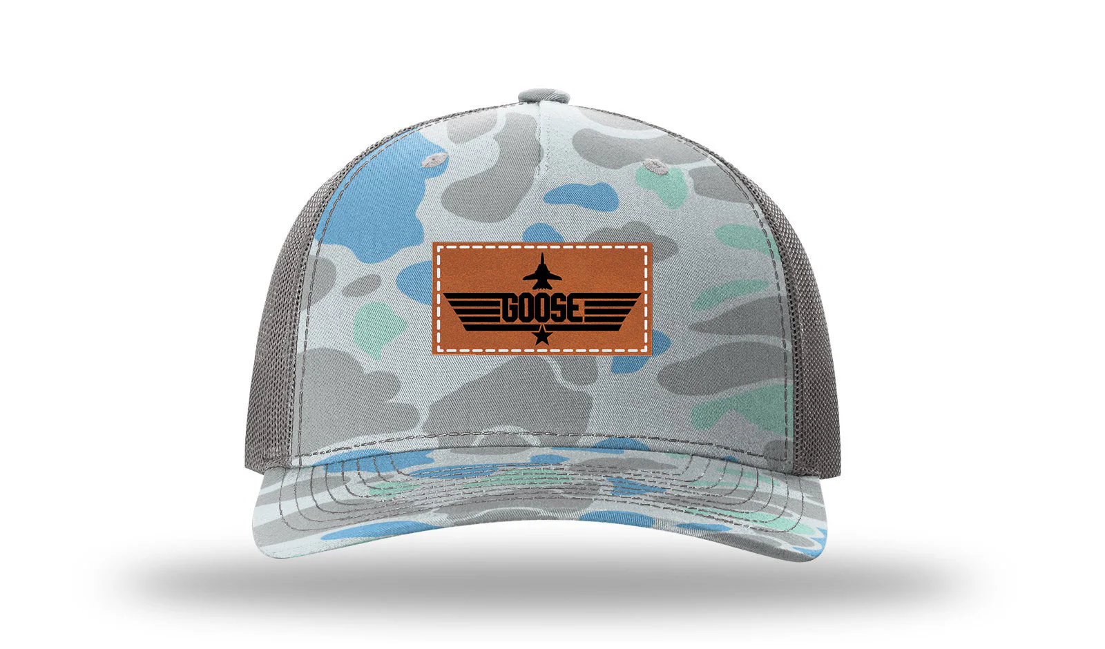 Goose Leather Patch Richardson 112PFP Hat - Image 16