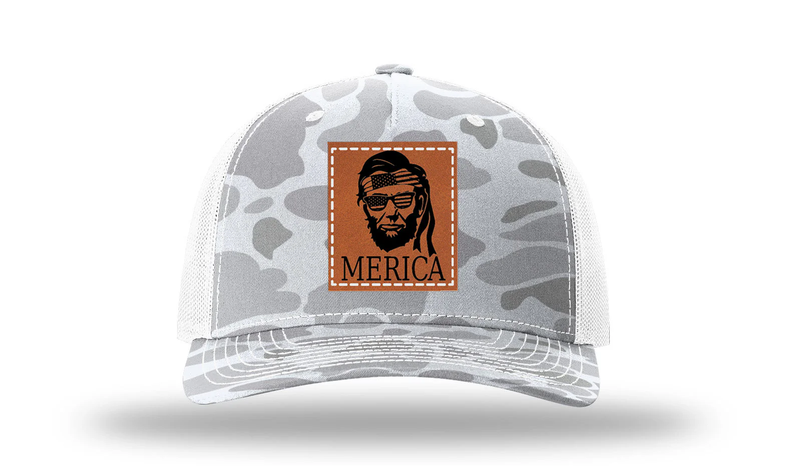 Abe Merica Leather Patch Richardson 112PFP Hat - Image 4