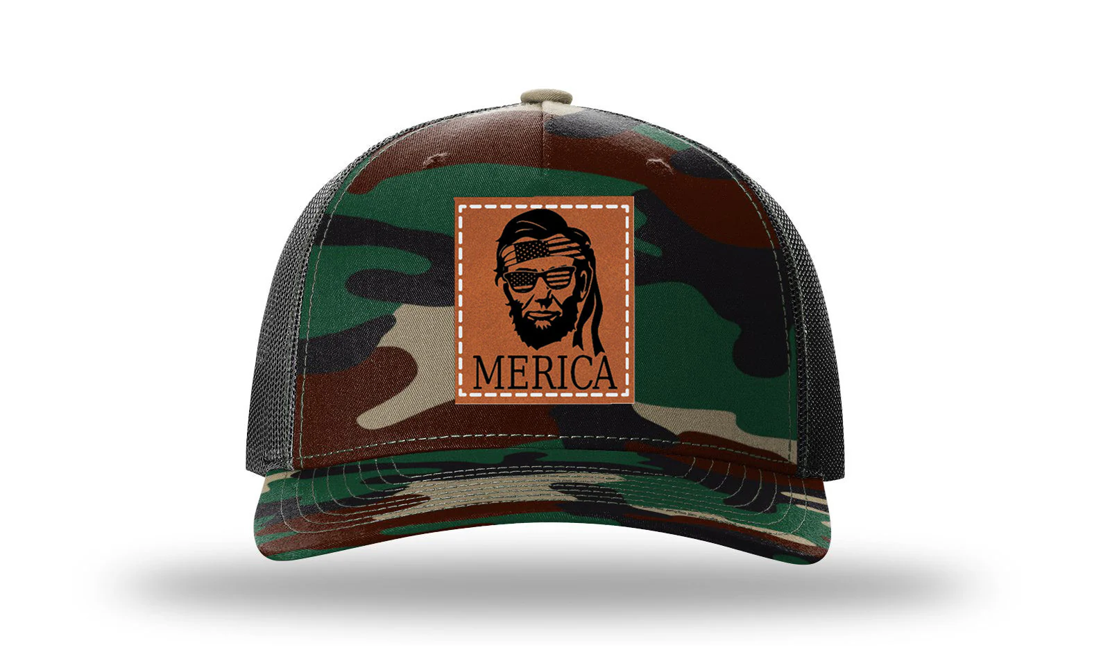 Abe Merica Leather Patch Richardson 112PFP Hat - Image 6