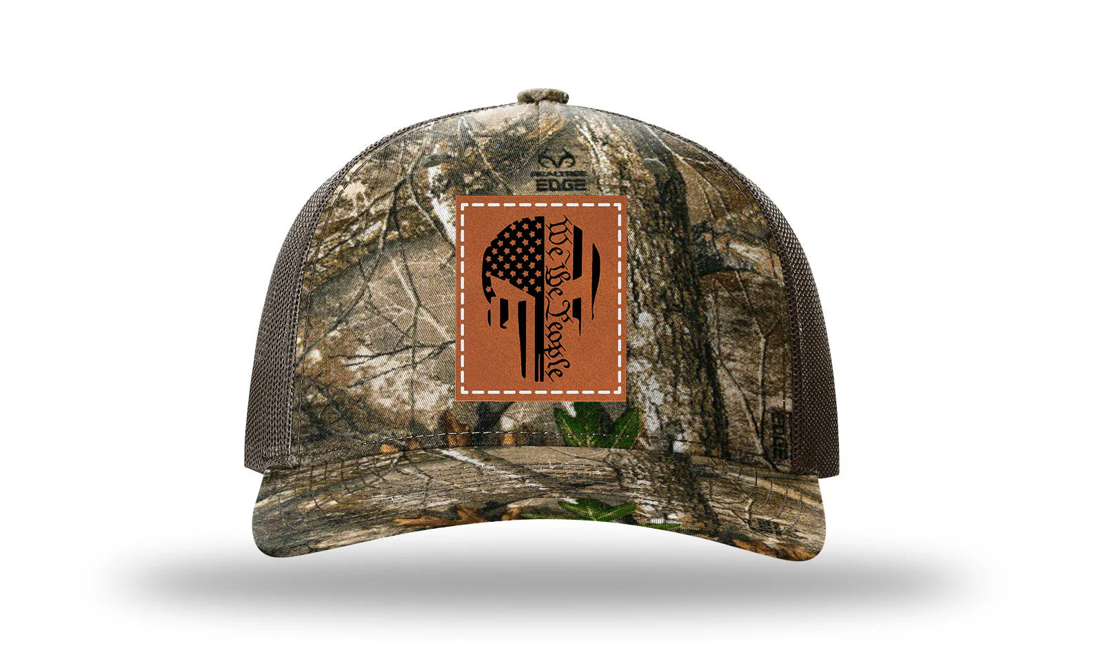 Punisher We The People Leather Patch Richardson 112PFP Hat - Image 13