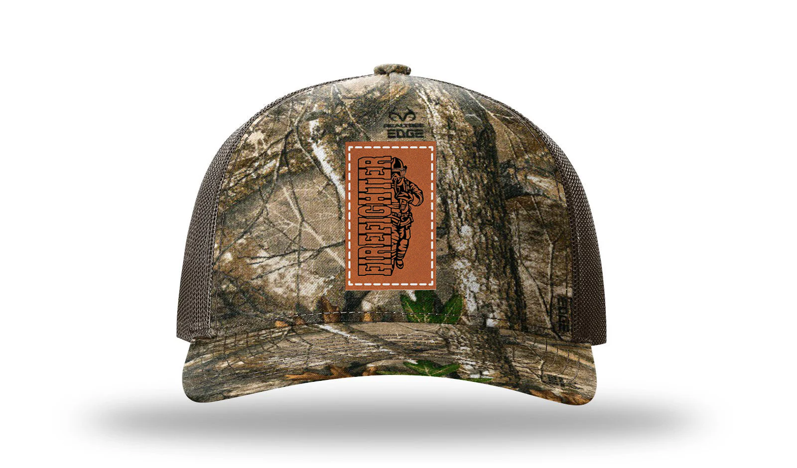 Firefighter Leather Patch Richardson 112PFP Hat - Image 13