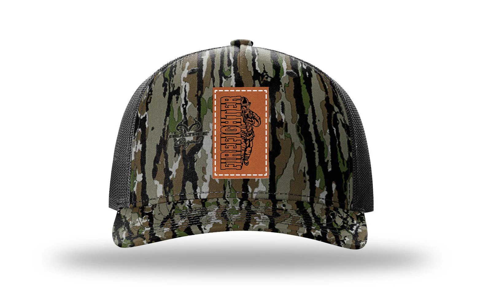 Firefighter Leather Patch Richardson 112PFP Hat - Image 14
