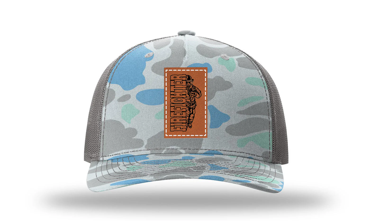 Firefighter Leather Patch Richardson 112PFP Hat - Image 16